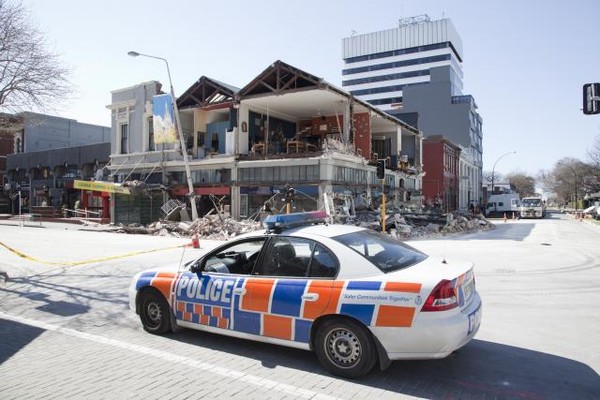 NZ Police involved in Christchurch earthquake